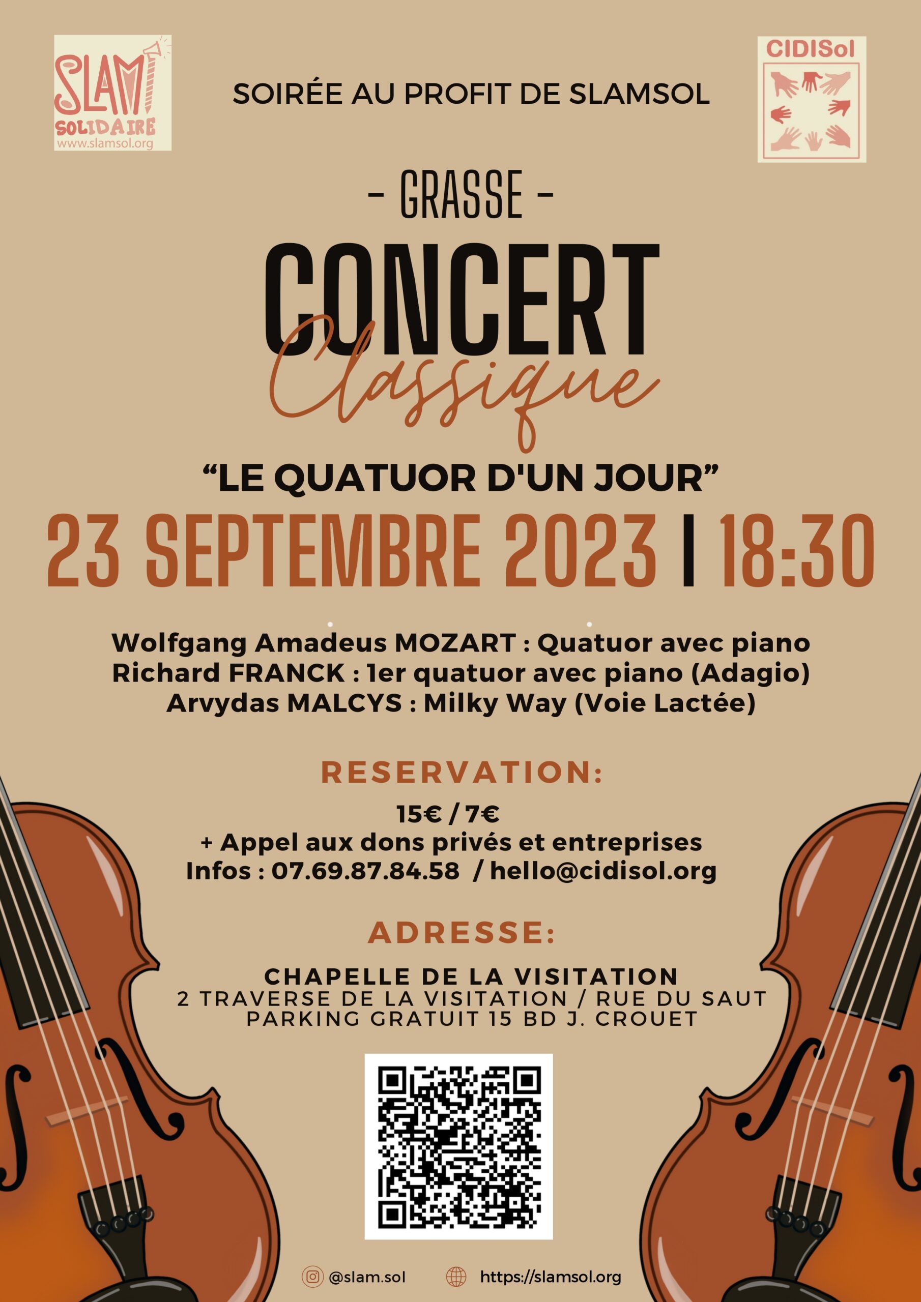 Affiche Concert pour Slamsol 23.09.2023